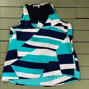 funky patterned shirt